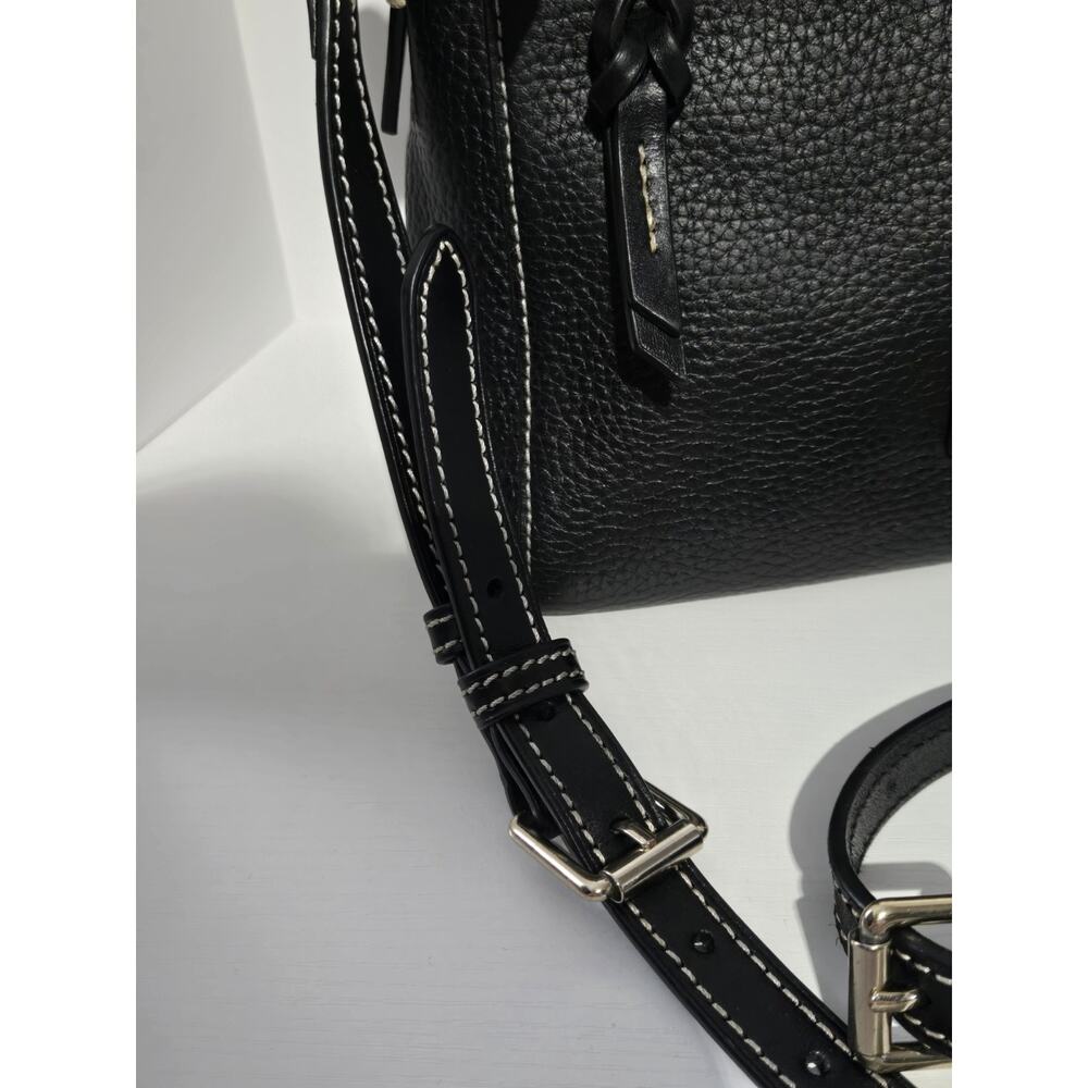 Dooney & Bourke Pebble Leather Allison Crossbody Bag Purse Black - Picture 8 of 16